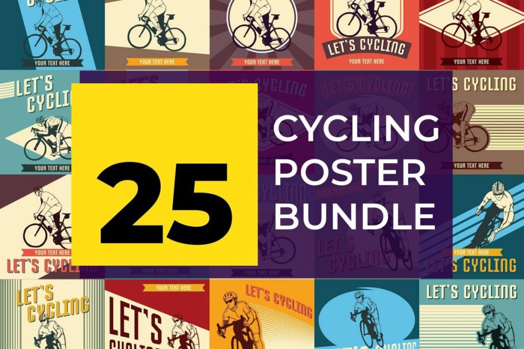 25 Artistic Illustration Poster design Template - cycling posters 25 Artistic Illustration Poster design Template - cycling posters