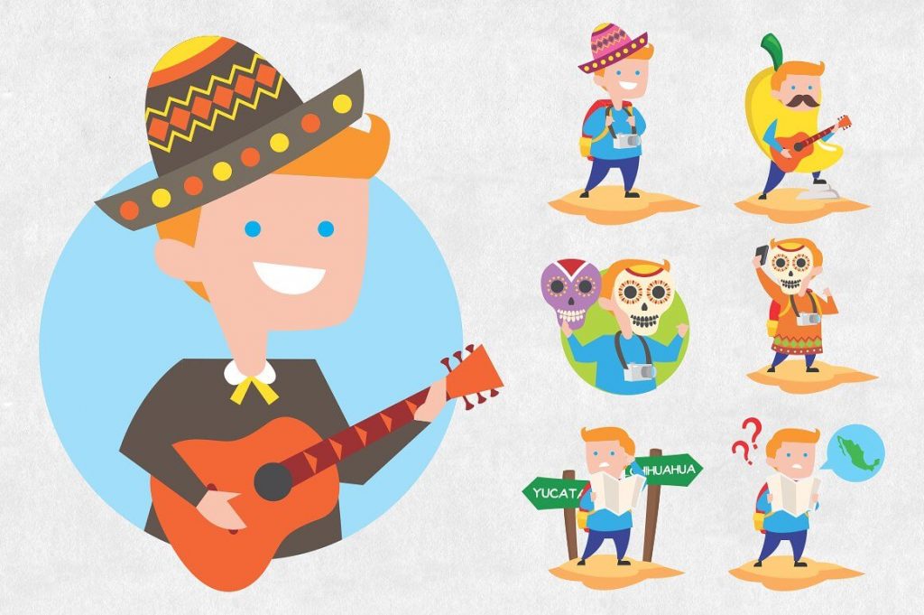 25 Mexican Clipart Bundle - mexico clipart