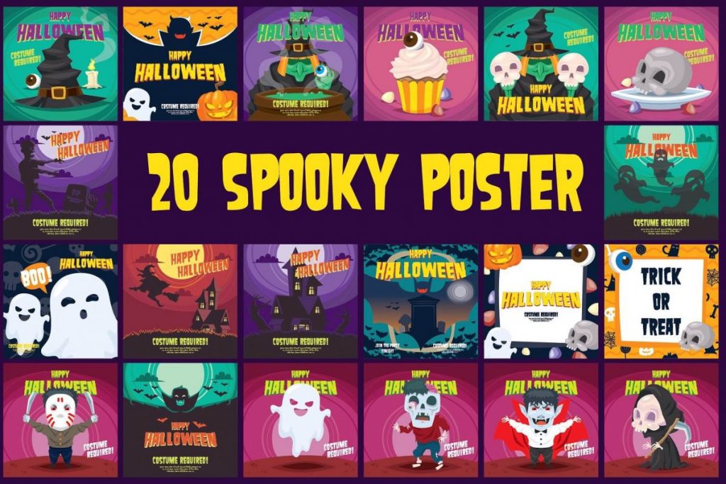 50 Halloween Clipart