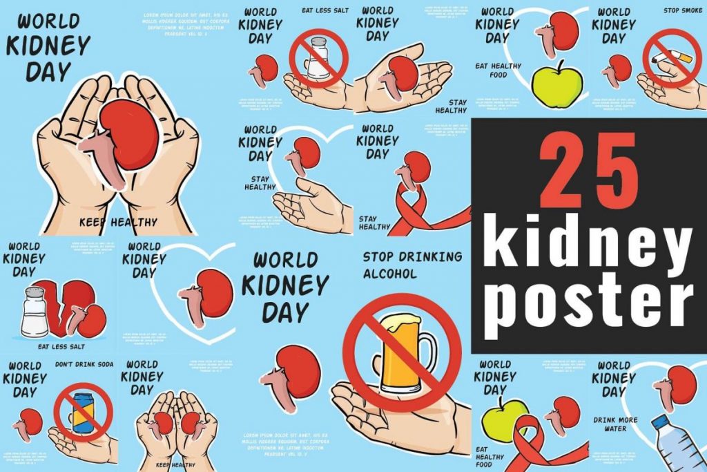 Campaign Posters Template - kidney day poster
