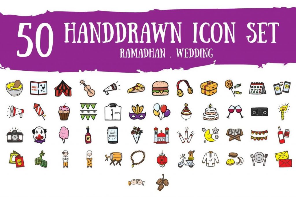 Hand Drawn Icon Pack