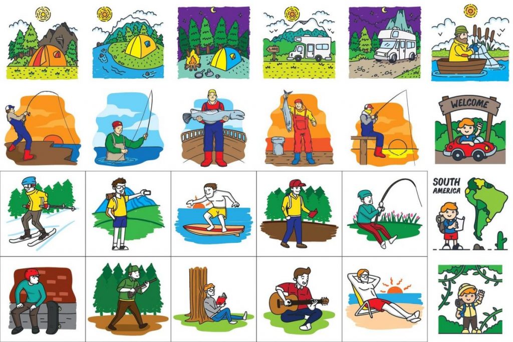Holiday Clip Art Bundle - travel clipart