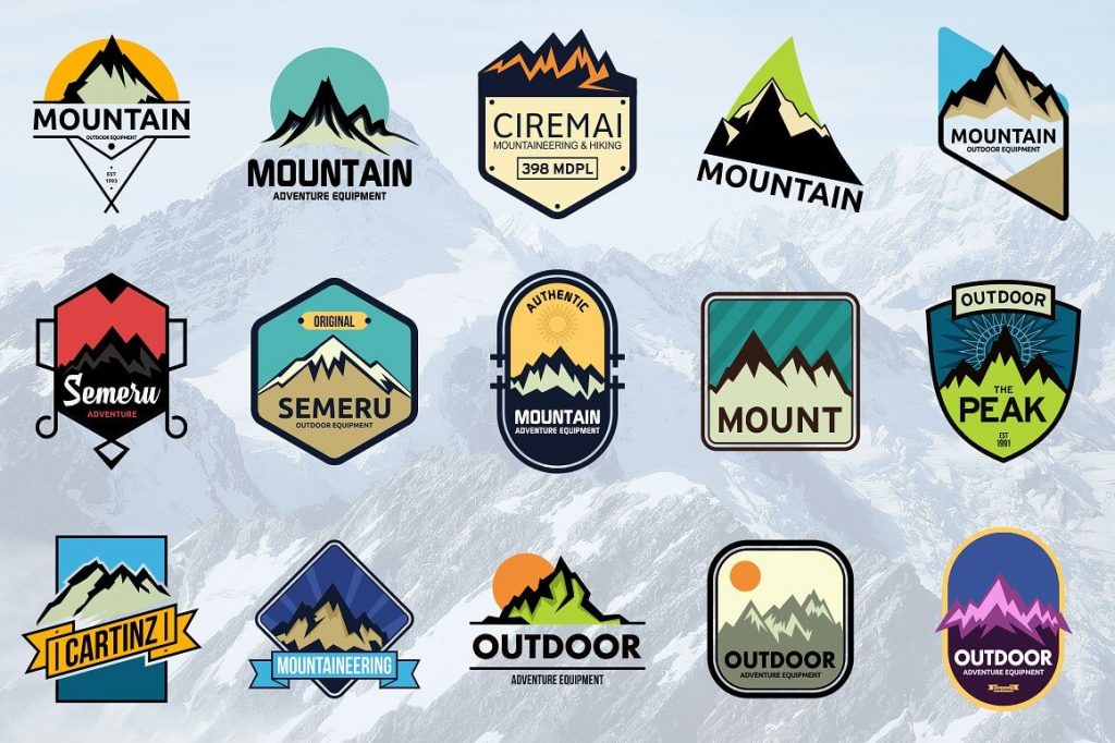 15 Vintage Mountain Logo Bundle - preview