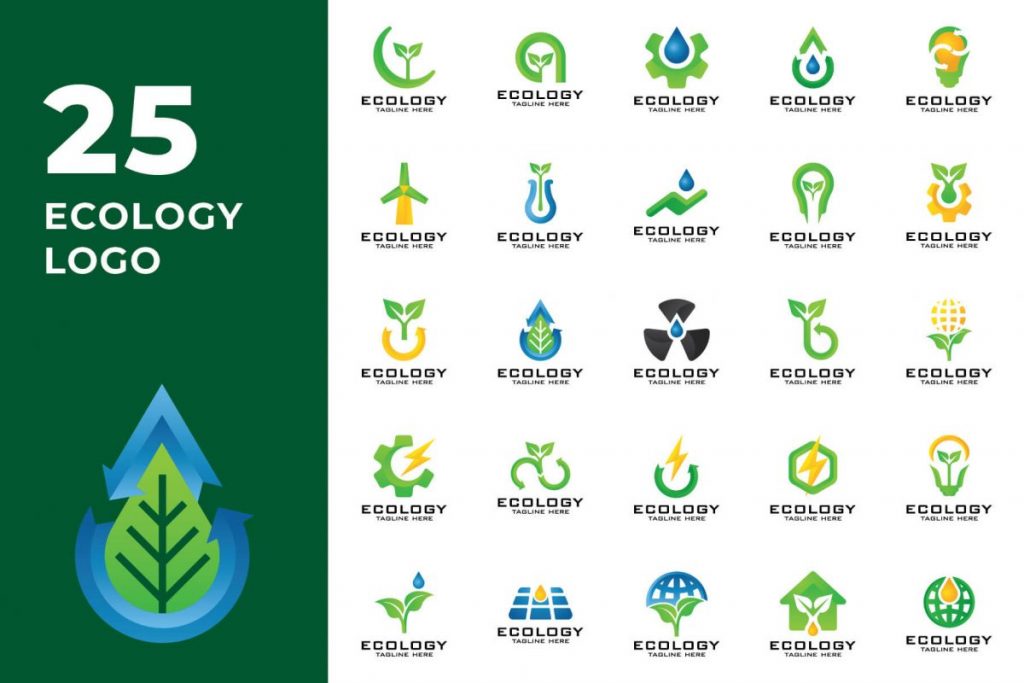 200 Multi-Purpose Logo Design Collection - ECOLOGY LOGO