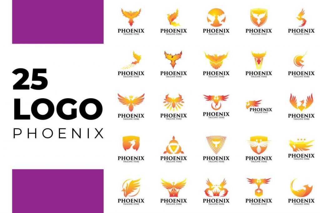 200 Professional Branding Logo Design - PHOENIX LOGO