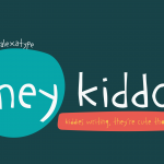 handwriting font hey kiddo