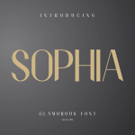 instagram font sophia