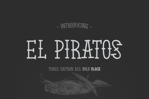 tattoo font el piratos