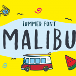 handwriting font malibu