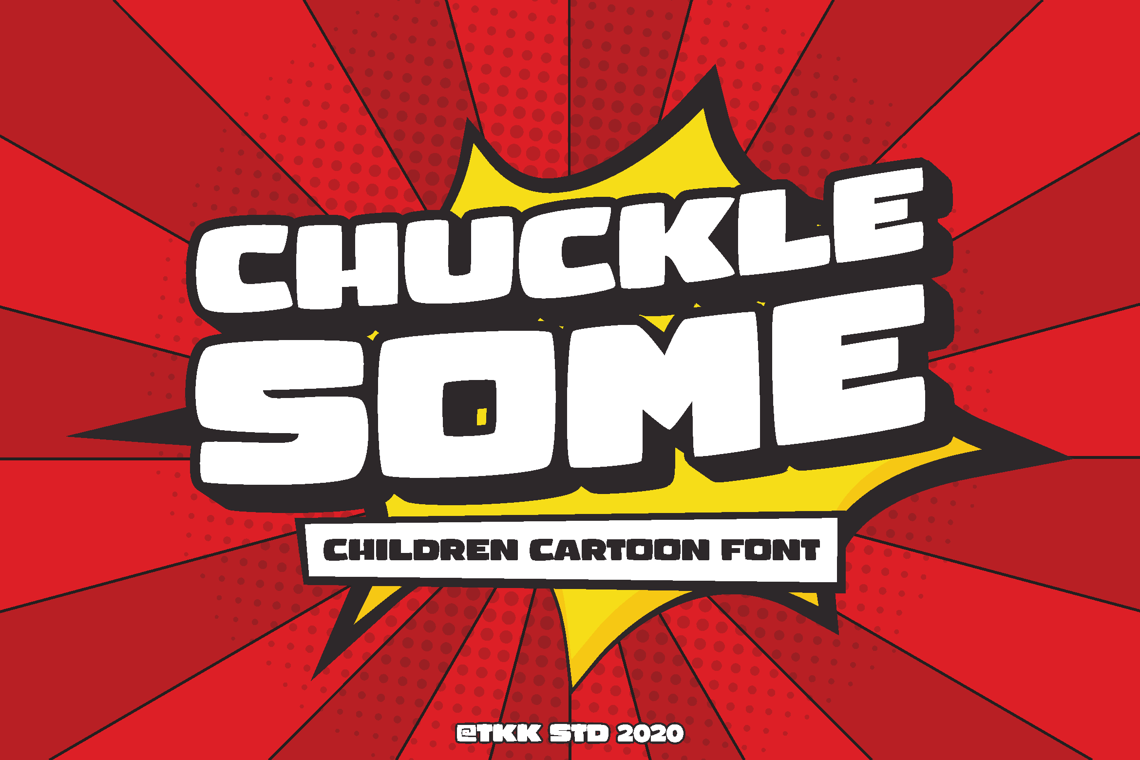 chucklesome - block letter font