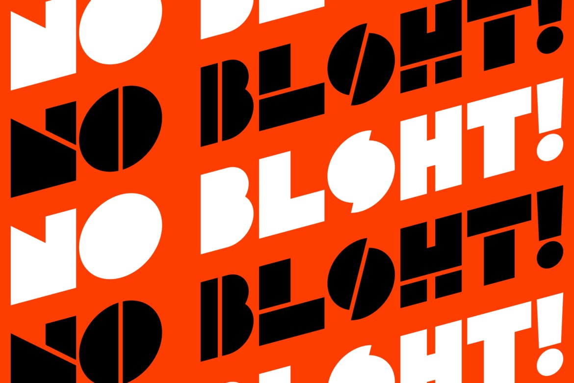 BLOKEE - Modern Block Letter Font - Just The Skills