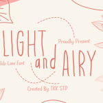 Cute Font Light and Airy