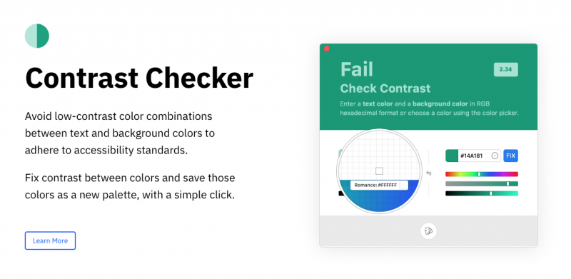 contrast checker in sip app