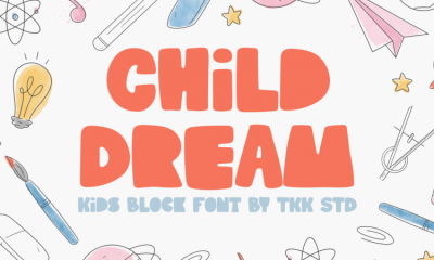 Cute Font Child Dream