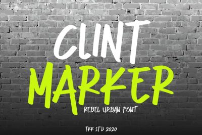 graffiti font clint marker