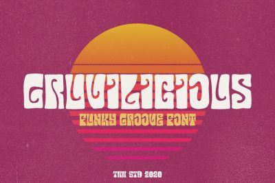 Retro Font Gruvilicious