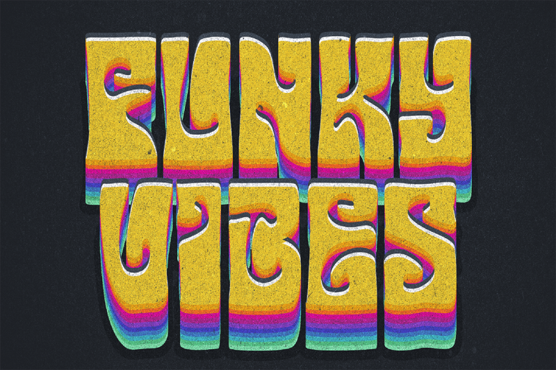 Gruvilicious - Retro Groovy Font - Just The Skills