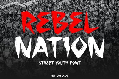 Graffiti font Rebel Nation