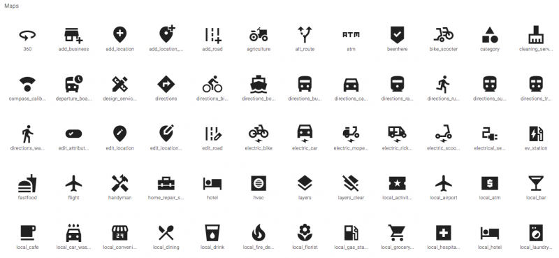 material icons