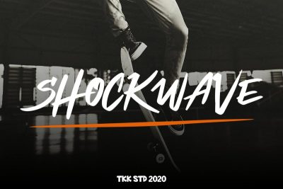 Shockwave graffiti font