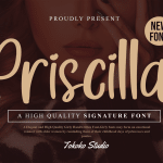 Cute Font Priscilla
