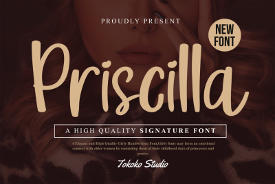 Cute Font Priscilla