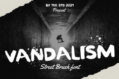 graffiti font vandalism
