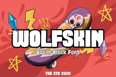 Funny Font Wolfskin