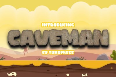 Gaming Font caveman