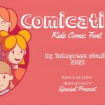 handwriting font comication