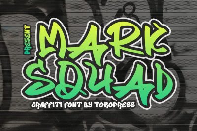 Graffiti Font Mark Squad