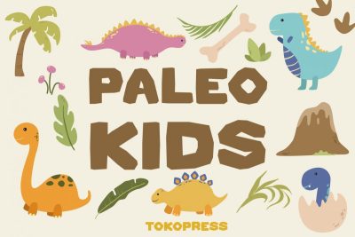 Gaming Font paleo kids