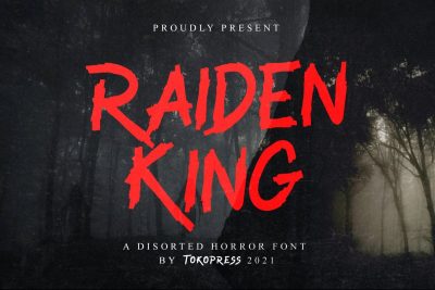 Scary Font raiden king