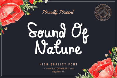 Cute Font Sound of Nature