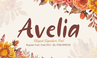 Cute Font Avelia