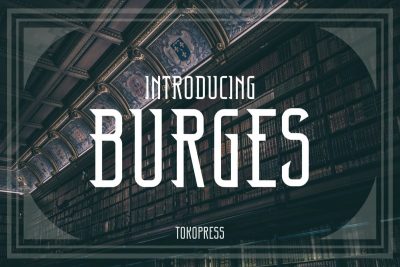 Vintage Font Burges