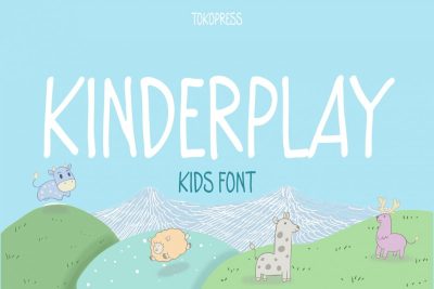 handwriting font kinderplay