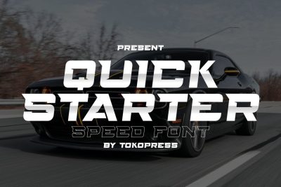 Futuristic Font quickstarter