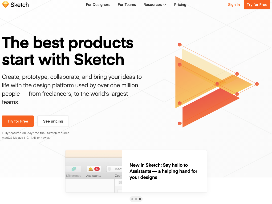 sketch homepage