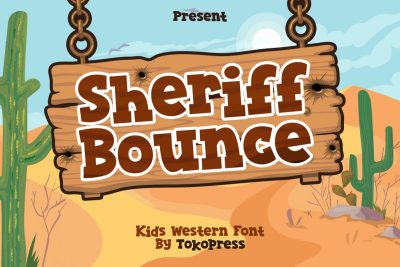 Western Font Sheriff Bounce