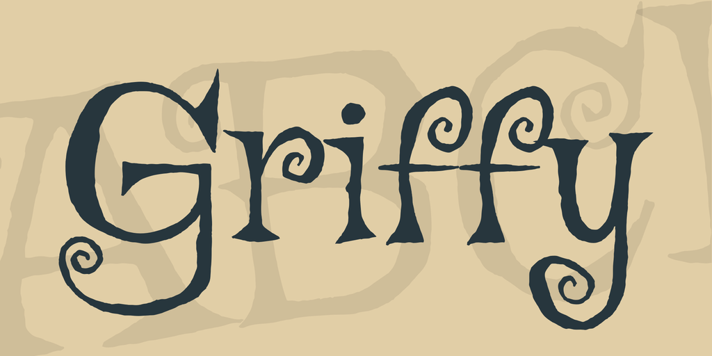 griffy - cartoon font