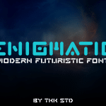 Futuristic Font enigmatic