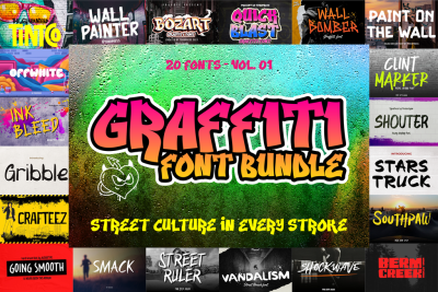 Graffiti Font Bundle