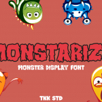 Scary Font Monstarize