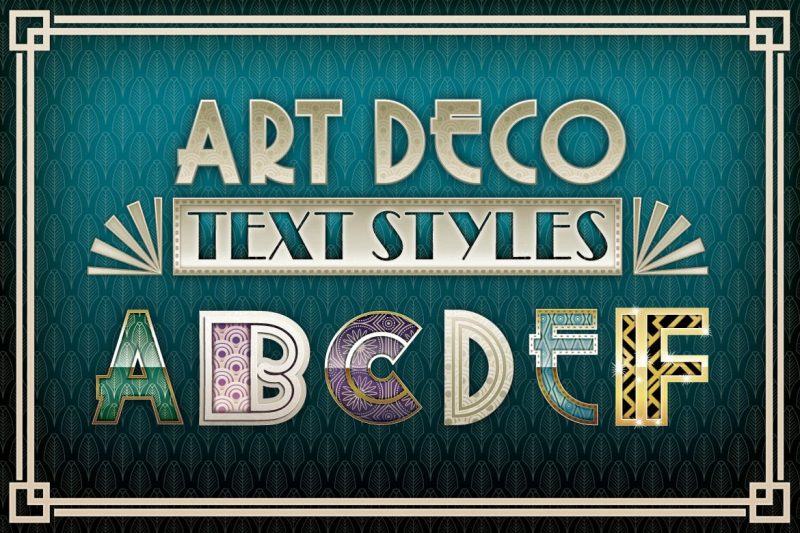 art deco graphic design