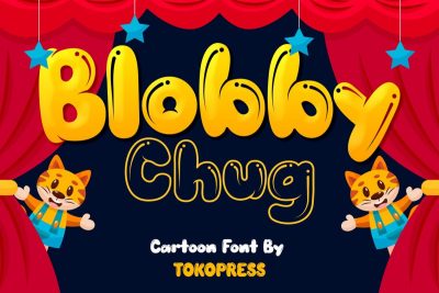Bubble Font Blobby Chug