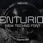 Futuristic Font centurion