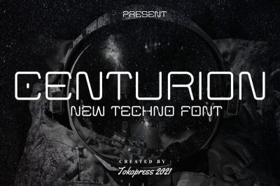 Futuristic Font centurion
