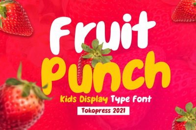 Funny Font fruit punch