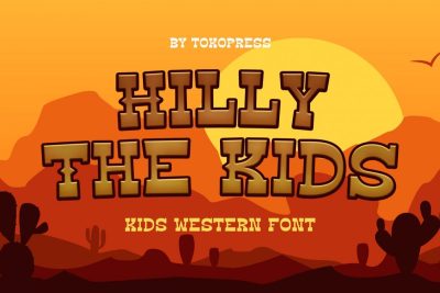 Western Font Hilly The Kids